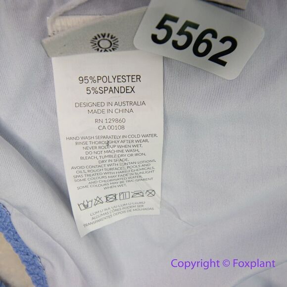 NEW Rhythm wave break beach bikini pant Isla Rib Hi Cut in sky‎ blue, size M - Picture 12 of 16